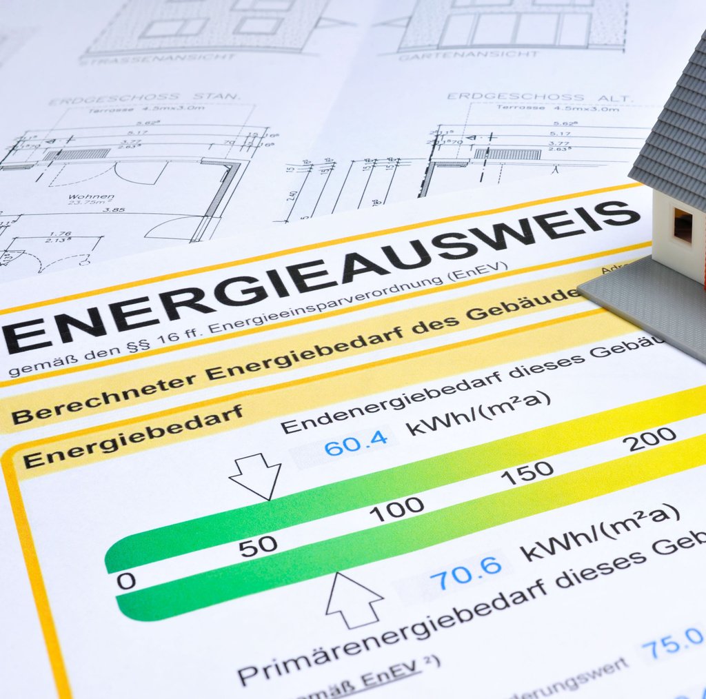 Muster eines Energieausweises